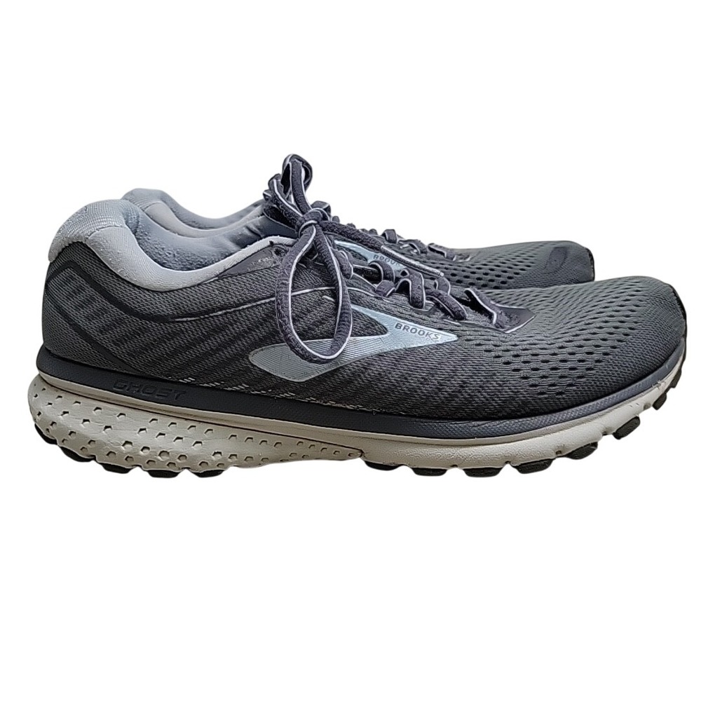 Brooks Ghost 12 Running Shoes - 1203051B007 - Grey - Women's Size 9.5 Medium